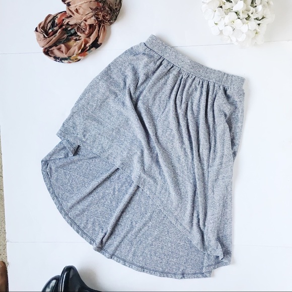 UO Sparkle & Fade High Low gray skirt - Picture 5 of 7